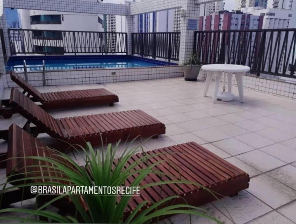 Lindo Com Piscina A 100m Do Mar Apartamento *